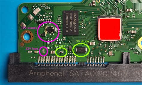 [SOLVED] Need help to find diode component on hard disk circuit 